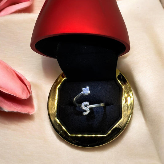 Bague Lettre Personnalisée