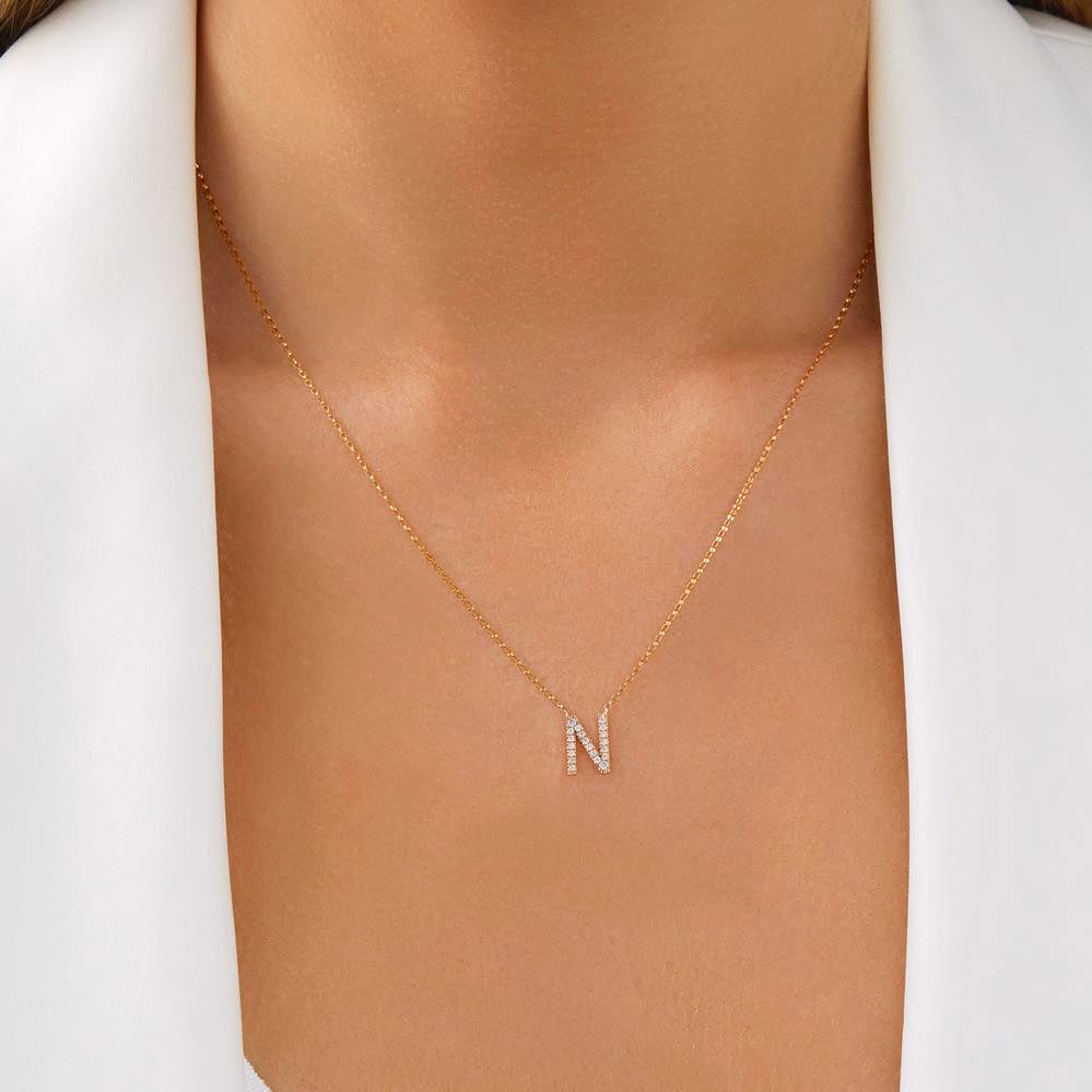 Collier Lettre Personnalisée