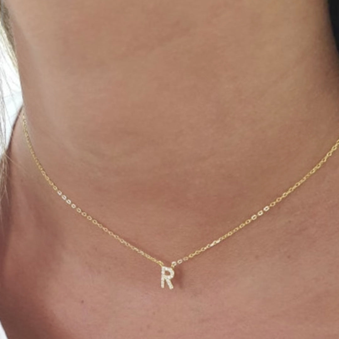 Collier Lettre Personnalisée