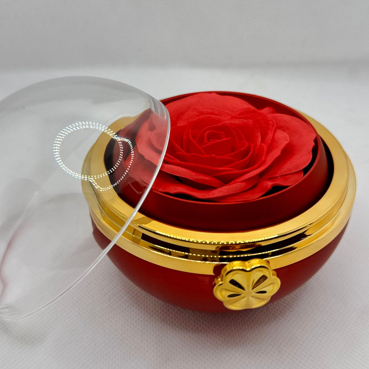 Collier Coeur + Box Eternel Flower