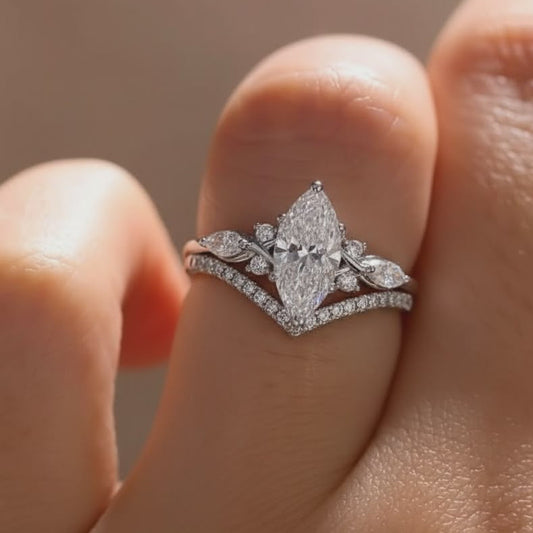 Alliance et Solitaire Marquise